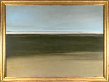 ANNE PACKARD (Massachusetts/New Jersey, 1933-), Horizon., Oil on canvas, 44" x 52". Framed 49" x