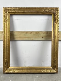 CARVED AND GILT FRAME Circa 1930 Opening 24.5" x 30.5". Overall 31.5" x 37.5".