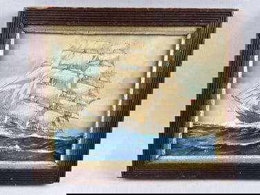 JACK W. HARDCASTLE (Canada, 1884-1973), The Cutty Sark., Watercolor, 7" x 9" sight. Framed 9.5" x