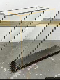 SHIP MODEL CASE 20th Century Height 39". Length 33". Width 13".