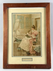 PERCY (EDWARD PERCY) MORAN (New York/Pennsylvania, 1862-1935), "Fairy Tales"., Lithograph, 17" x