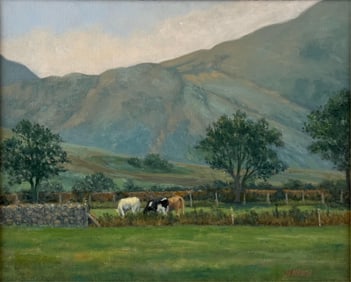 H. HOWARD HEATH (Massachusetts, Contemporary), "Near Grasmere - English Lake Country"., Oil on