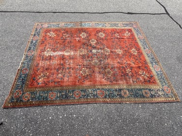 PERSIAN RUG: 7'6" X 10'6" Circa 1920-30