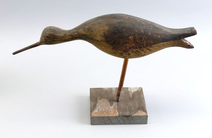 CAPE COD YELLOWLEGS DECOY Late 19th Century Length 13.5".