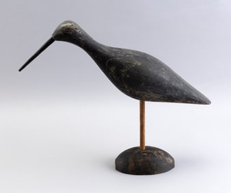 MASSACHUSETTS WILLET DECOY Circa 1890 Length 14".