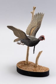 STAN SPARRE MINIATURE FLYING TURKEY East Falmouth, Massachusetts, 1923-2011 Height 7.5".
