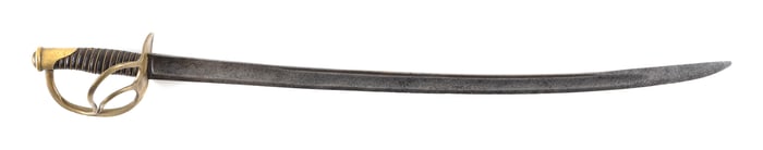U.S. CAVALRY SWORD 19th Century Length of blade 31". Total length 37".
