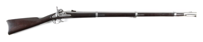 SAVAGE MODEL 1861 MUSKET 19th Century Length of barrel 39". Total length 55".