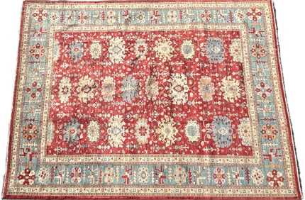KUBA DESIGN RUG: 9'2" X 12'0" 21st Century