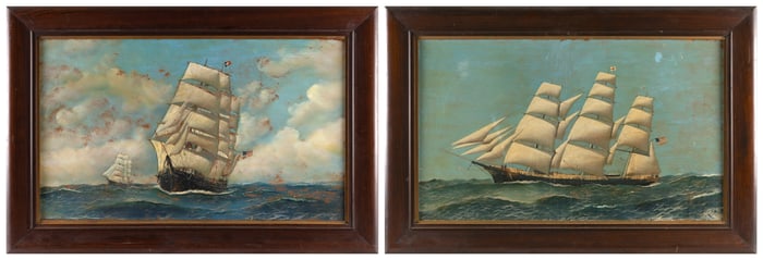 ANTONIO NICOLO GASPARO JACOBSEN (New York/New Jersey/Denmark, 1850-1921), Portraits of the