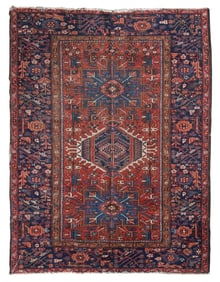 KARAJA RUG: 4'8" X 6'3" First Quarter of the 20th Century