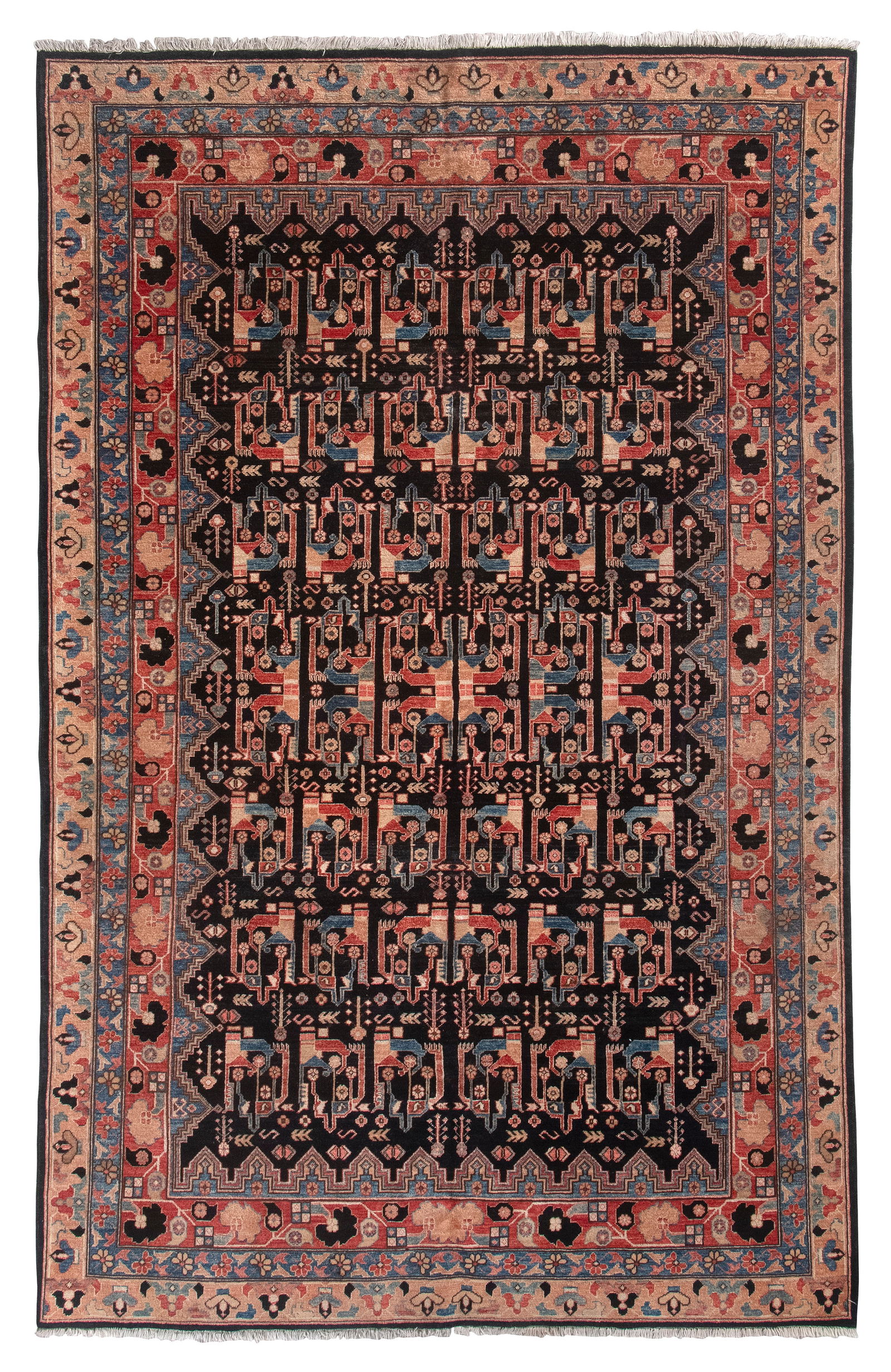 PESHAWAR RUG IN SOUTH PERSIAN DESIGN: 5'8" X 8'11" 20th/21st Century (1 of 1)