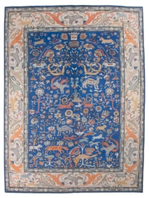 ARBOR DESIGN RUG: 9'1" X 12'2" 21st Century