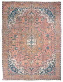 TABRIZ RUG: 9'8' X 13'0" Second Half of the 20th Century