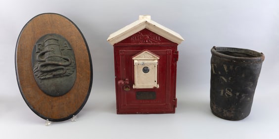 THREE FIRE-RELATED ITEMS 19th/20th Century