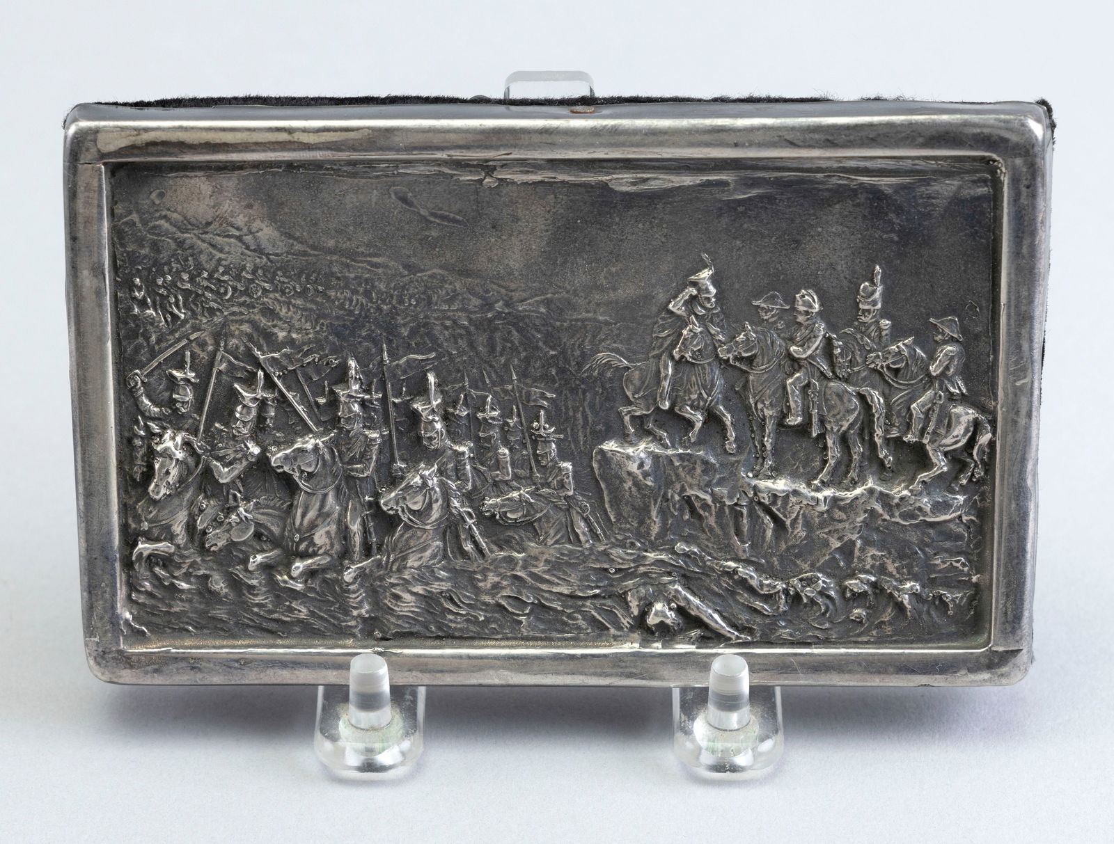 HENRYK WINOGRAD (POLAND/AMERICA, 1917-2008) STERLING SILVER PLAQUE (1 of 2)