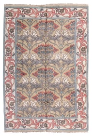 WILLIAM MORRIS ARTS AND CRAFTS DESIGN RUG: 6'0" X 8'10" 21st Century