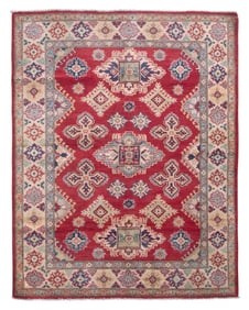 CAUCASIAN DESIGN RUG: 5'0" X 6'4" 21st Century