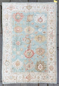 OUSHAK DESIGN RUG: 6'2" X 8'11" 21st Century