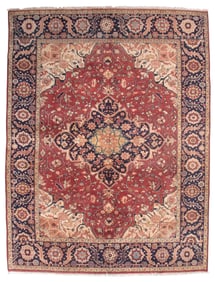 FERAGHAN SAROUK RUG: 8'10 X 11'7" 21st Century