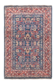 SHIRVAN DESIGN RUG: 2'8" X 4'0" 21st Century