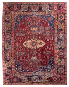 MAHAL RUG: 10'6" X 13'7" Circa 1930-40