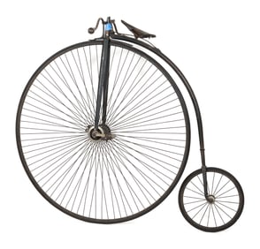PENNY-FARTHING BICYCLE Late 19th Century Height 60".