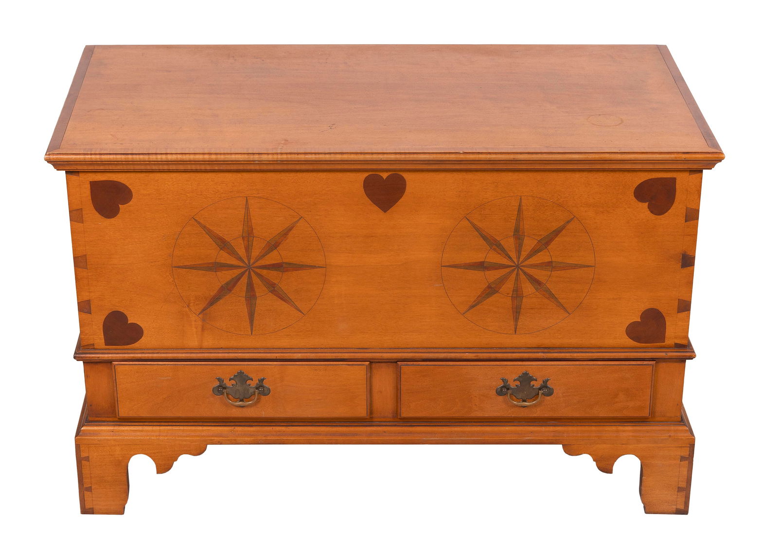 ELDRED WHEELER "NANTUCKET" BLANKET CHEST 20th Century Height 25.25". Width 39". Depth 19.5". (1 of 2)