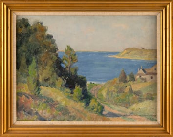 HAROLD C. DUNBAR (Massachusetts, 1882-1953), "Pleasant Bay from near Joshua Nickerson's Estate".,