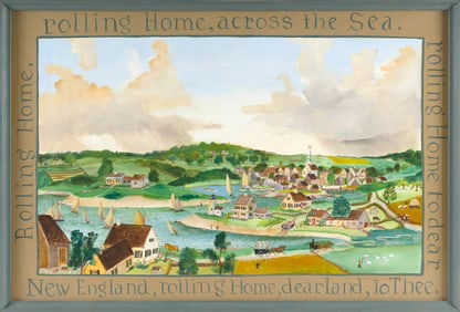 ELIZABETH MUMFORD (Massachusetts, 1950-2020), "Rolling Home, rolling Home, across the Sea, rolling