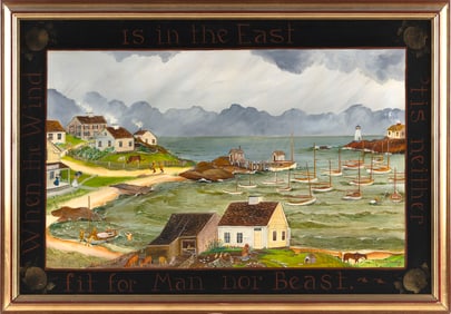 ELIZABETH MUMFORD (Massachusetts, 1950-2020), "When the Wind is in the East 'tis neither fit for Man