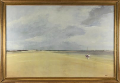 ANNE PACKARD (Massachusetts/New Jersey, 1933-), Cape Cod shore., Gicl?e on canvas, 40" x 60". Framed