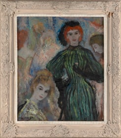 HELEN ALTON FARNSWORTH SAWYER (Massachusetts/Florida/Washington, D.C., 1900-1999), A soiree., Oil on