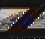 LEONARD MIZEREK (Pennsylvania/Massachusetts, Contemporary), "Winter Sail"., Oil on board, 8" x 10".