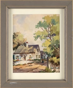 JOHN CUTHBERT HARE (Massachusetts/Florida, 1908-1978), One Baker Street, Provincetown., Watercolor