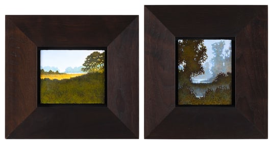 WILLIAM ROSS SHATTUCK (California/New York/North Dakota, 1895-1962), "Summer Afternoon" and