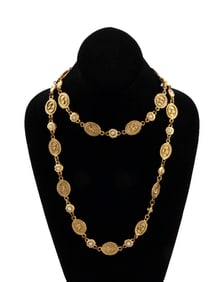 VINTAGE CHANEL MEDALLION NECKLACE Late 20th Century