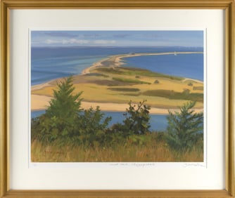 JOYCE GARDNER ZAVORSKAS (Massachusetts, 1945-), "North Neck Chappaquiddick"., Gicl?e, 20" x 26".