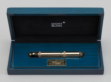 MONTBLANC FRIEDRICH II LIMITED EDITION FOUNTAIN PEN Germany, 1999 Pen length 4.5". Box height 1.75".