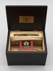 NAMIKI PANDA LIMITED EDITION FOUNTAIN PEN Japan, 1999 Pen length 5.625". Box height 6". Width 8.5".