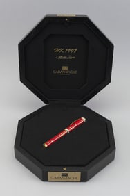CARAN D'ACHE HONG KONG 1997 LIMITED EDITION FOUNTAIN PEN Switzerland, 20th Century Pen length 6.25".