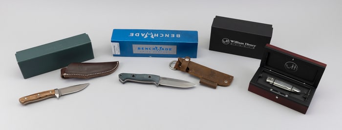 THREE KNIVES Contemporary Lengths 4", 8" and 9".