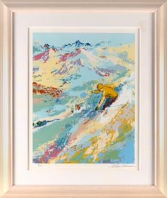 LEROY NIEMAN (New York/Illinois/Minnesota, 1921-2012), "Alpine Skiing"., Limited edition lithograph