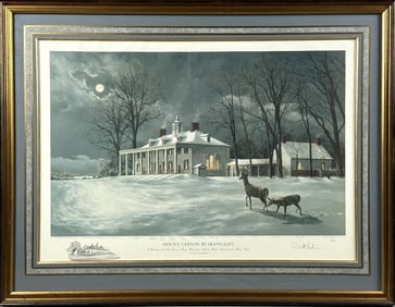 PAUL MCGEHEE (Virginia/Washington, D.C./Europe, 1960-), "Mount Vernon by Moonlight", 1988., Color