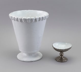 TWO ASTIER DE VILLATTE CERAMIC TABLEWARES Paris, Contemporary