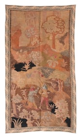 FRENCH LANDSCAPE TAPESTRY 18th/19th Century 5'5" x 3'1".