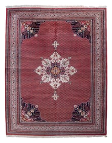 SERABEND RUG: 9'1" X 11'10" Last Quarter of the 20th Century