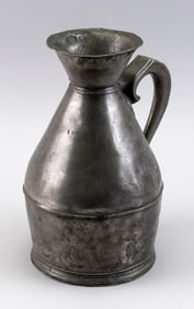 AUSTEN & SON PEWTER MEASURE Cork, Ireland, Early 19th Century Height 10".
