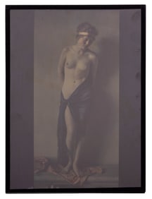 LOUIS J. STEELE (United Kingdom, Late 19th/Early 20th Century), Nude, circa 1910-1920., Autochrome,