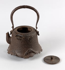 JAPANESE CAST IRON TETSUBIN 19th Century Height 12". Length 8".